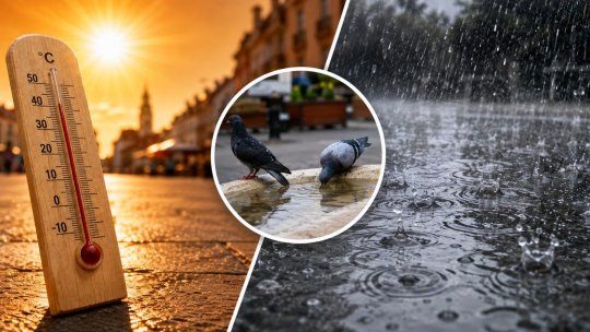 Brașovul se află joi sub avertizări de cod portocaliu de caniculă și furtuni puternice