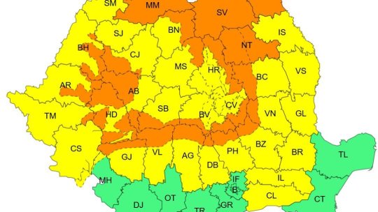 Brașovul, sub avertizare COD PORTOCALIU și COD GALBEN de vijelii