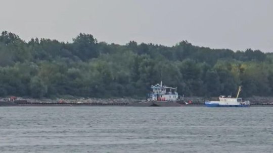 Cele două barje au fost scufundate în Dunăre. Radu Miruță a fost la locul operațiunii