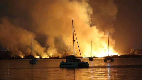Incendiile continuă în Italia şi mai ales în insula Sicilia