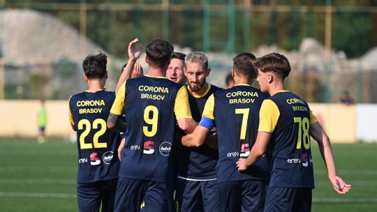 Corona Brașov, prima victorie din Liga 3