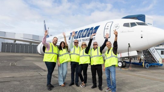 Cea mai nouă aeronavă din flota TAROM poartă numele Mircea Lucescu