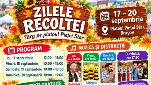 "Zilele Recoltei", la Piața Star