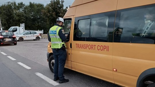 Vehiculele de transport de persoane și mărfuri, controlate de polițiști