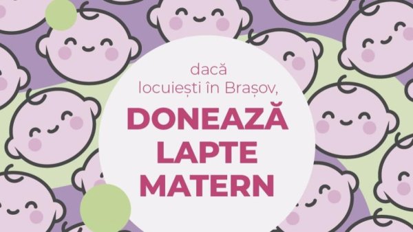 Apel către brașovencele cu bebeluși și care au surplus de lapte matern