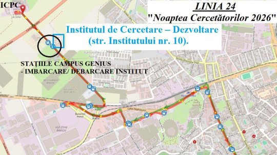 Transport public suplimentat de Noaptea Cercetătorilor