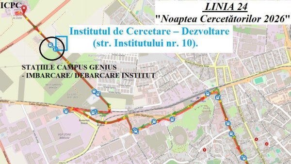 Transport public suplimentat de Noaptea Cercetătorilor