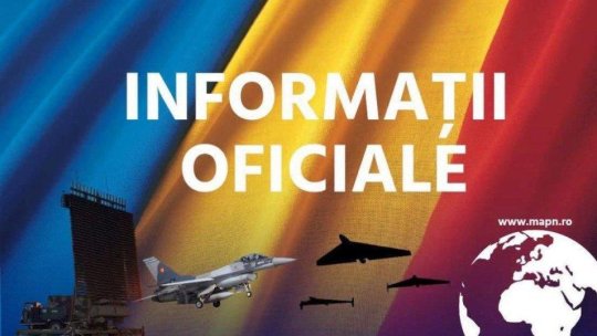 O dronă a pătruns joi dimineață în spaţiul aerian naţional