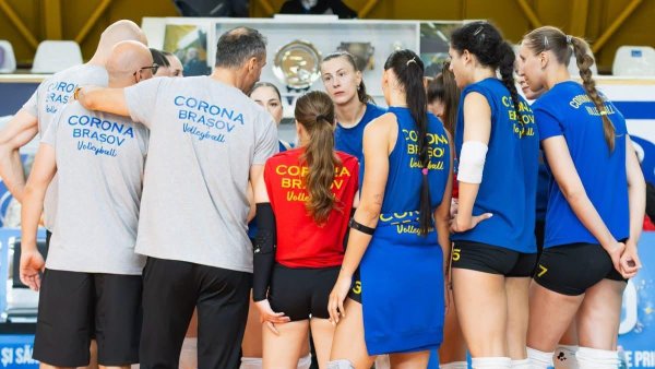 Volei feminin: Corona Brașov a învins pe CSM Lugoj cu 3-0