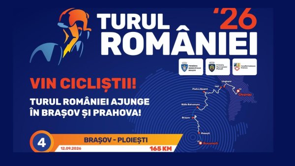 Etapa a 4-a din Turul României la ciclism va lega Brașovul de Ploiești