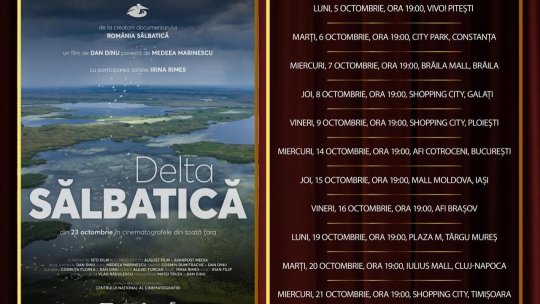 Caravana documentarului „Delta Sălbatică” ajunge la Brașov