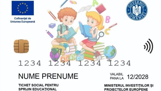Cardurile educaționale de 500 de lei pentru elevii defavorizați se acordă și în acest an școlar