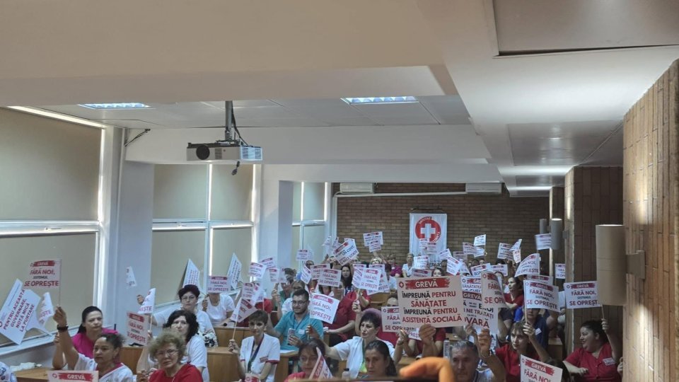 Greva generală declanșată de Federația Sanitas continuă