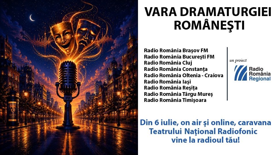 Caravana Teatrului Radiofonic 2026 începe la Radio România Brașov FM