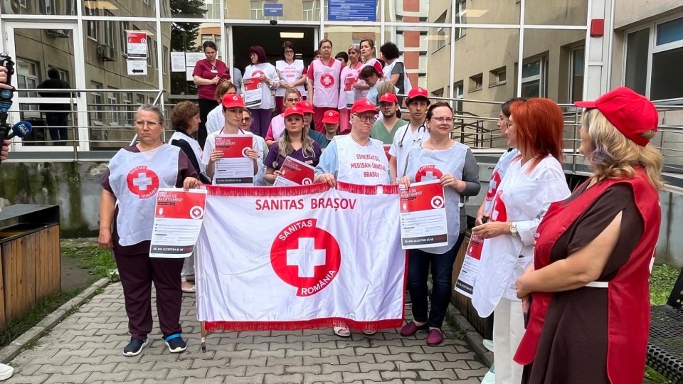 Grevă de avertisment în unitățile sanitare din Brașov | VIDEO