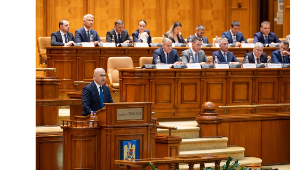 Guvernul Ilie Bolojan a trecut de Parlament cu 301 voturi