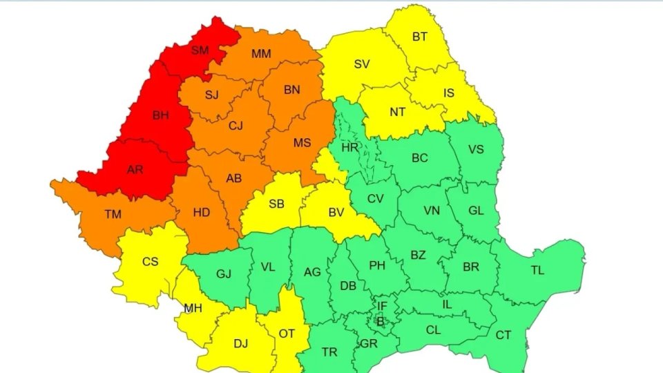 Caniculă în aproape toată țara