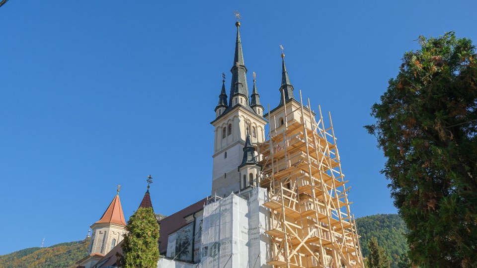 VIDEO Continuă lucrările de restaurare la Biserica „Sf. Nicolae” din Șchei