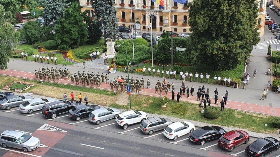 Ziua Imnului Național marcată, miercuri, în centrul Brașovului