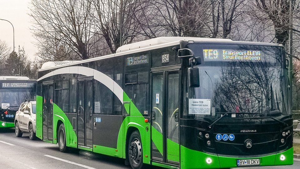 Din 8 septembrie, autobuzele Transport Elevi vor circula din nou