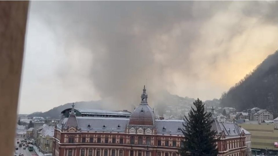 Incendiu la Spitalul Militar din Brașov
