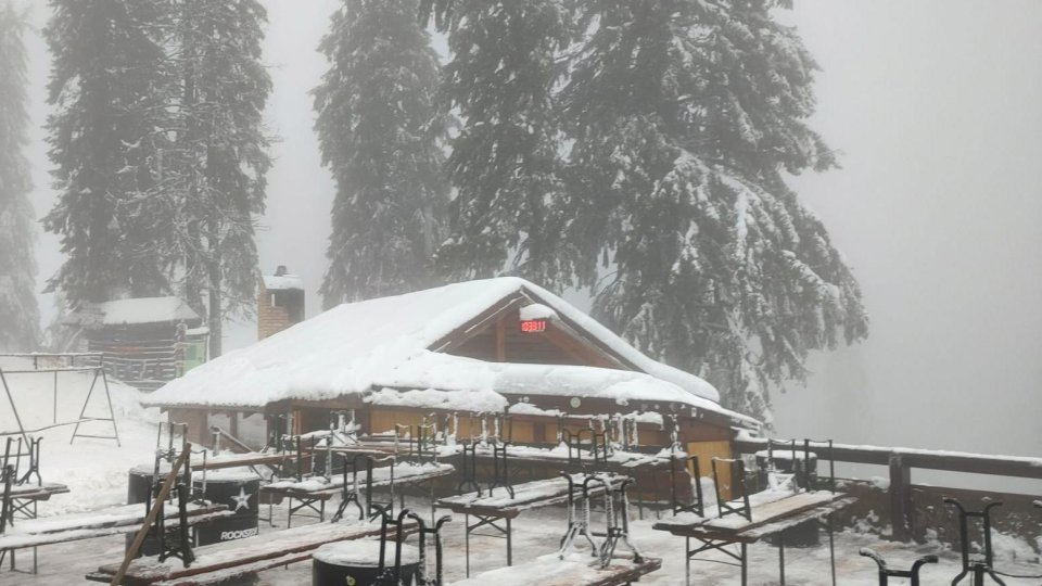 Vânt puternic în Postăvarul!