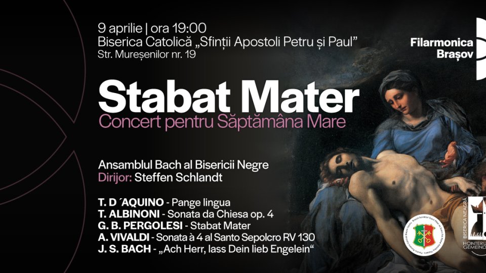 În pragul Săptămânii Mari: seri de muzică și reflecție la Filarmonica Brașov