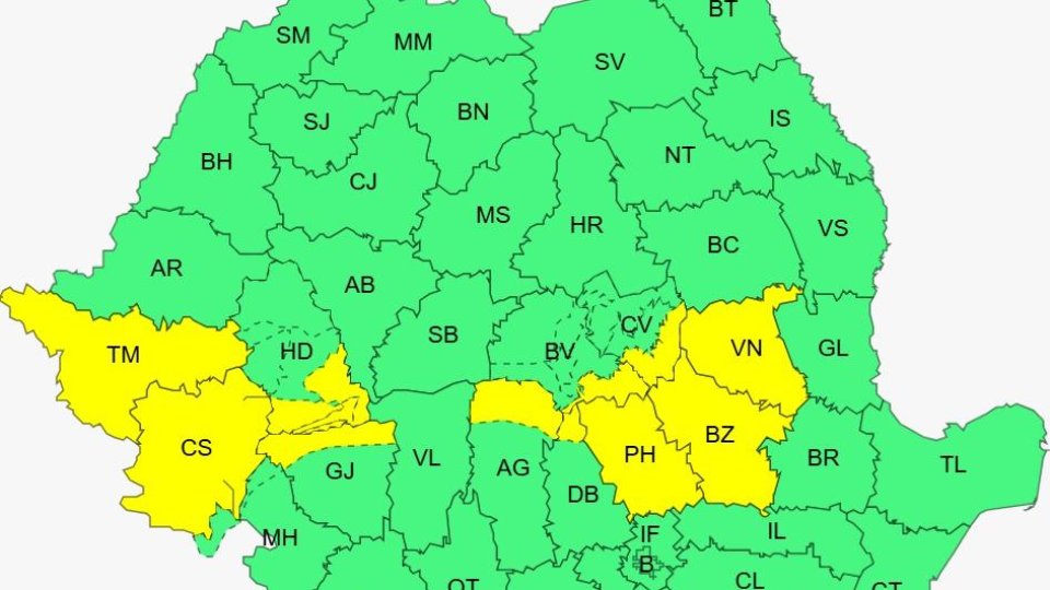 Revin ninsorile la munte. ANM a emis un nou cod galben