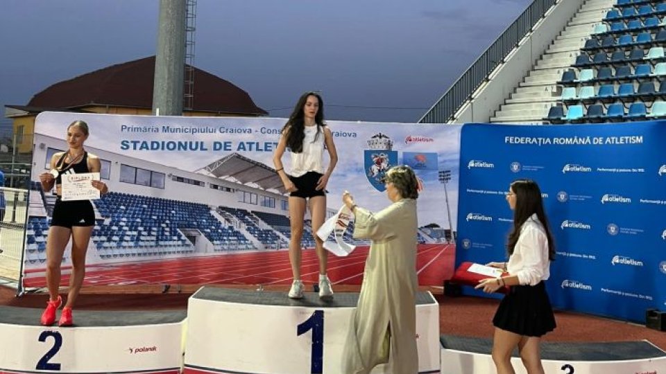 Atletism: Ștefania Balint, de la ACS Luca Brașov, campioană națională la U23 VIDEO