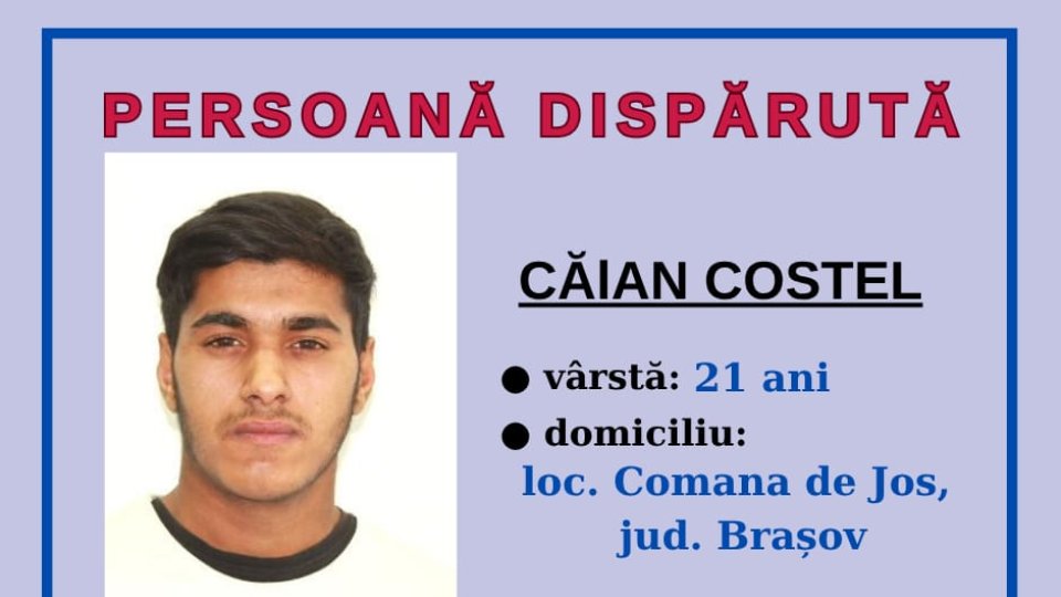 Un tânăr de 21 de ani, căutat de polițiști