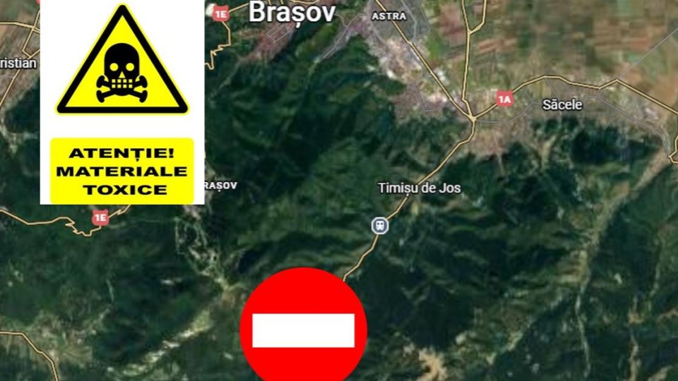 Trafic blocat între Brașov și Predeal