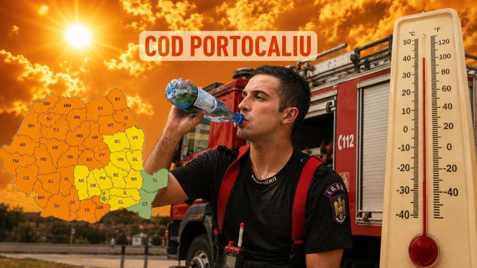 Județul Brașov, sub cod portocaliu de caniculă. Recomandări pentru populație