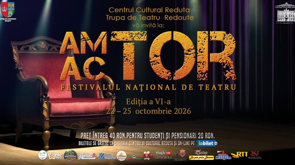 Festivalul Național de Teatru AM-ACTOR, la Brașov