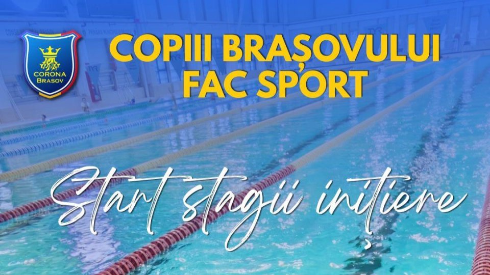 Corona continuă proiectul „Copiii Brașovului fac sport!”