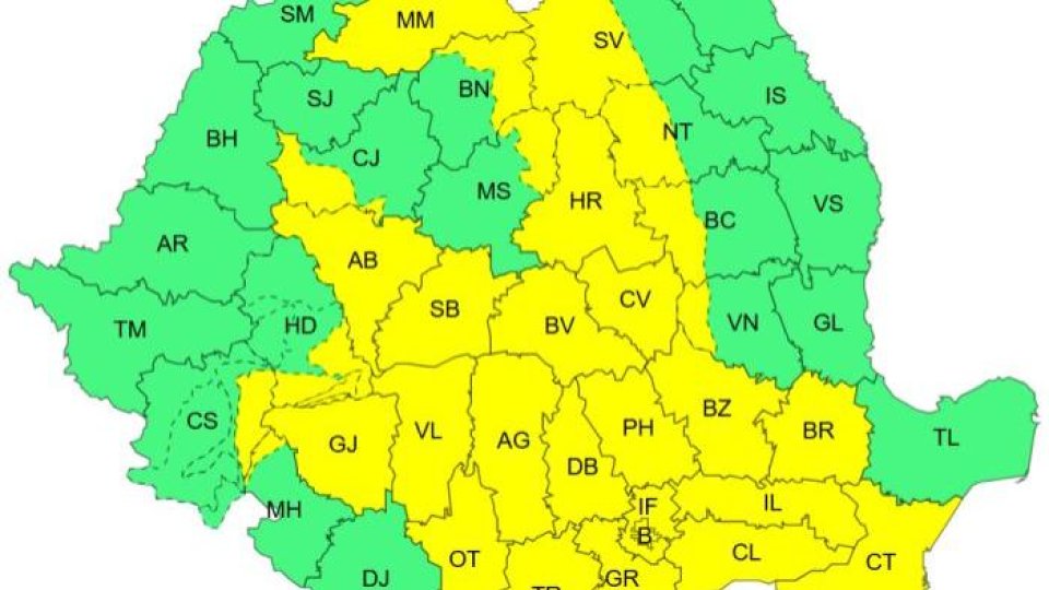 Alertă meteo de furtuni și grindină, la Brașov!