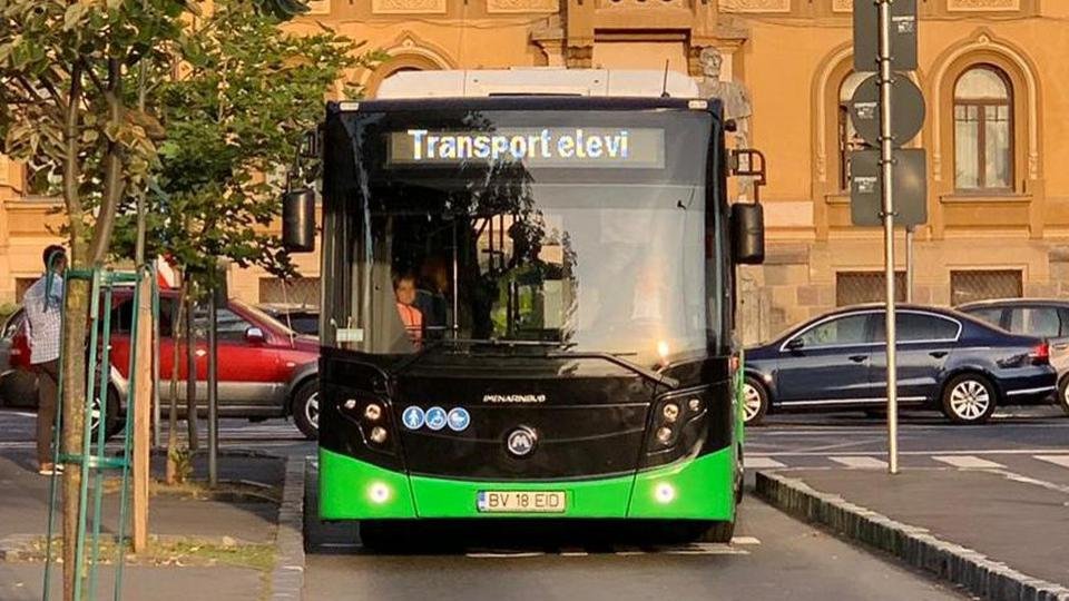 RATBV anunță reluarea curselor destinate elevilor