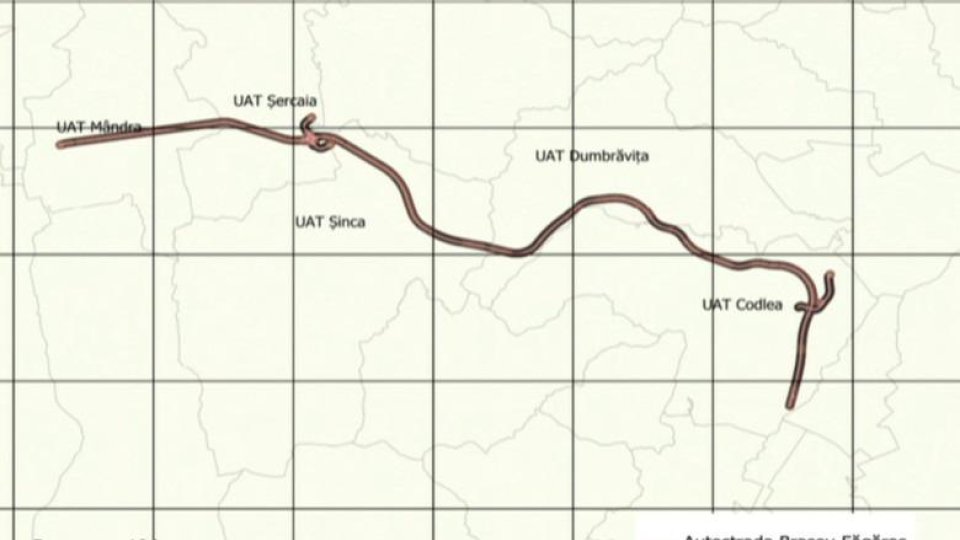 A fost publicat proiectul Autostrăzii Brașov-Făgăraș