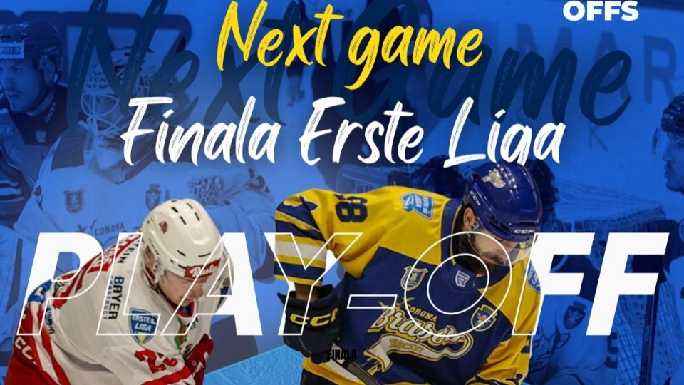 Finala Erste Liga la hochei pe gheață debutează la Brașov