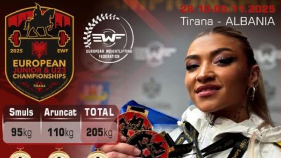 Haltere: Mihaela Cambei a cucerit trei medalii de aur la Europenele Under-23