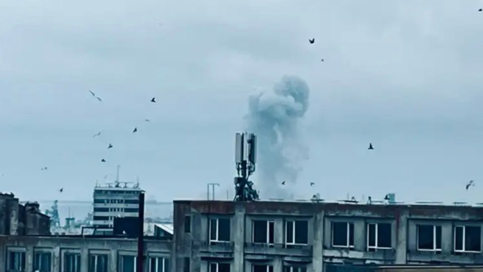 Explozie în Portul Constanța! O dronă navală s-a detonat în zona sediului ARSVOM