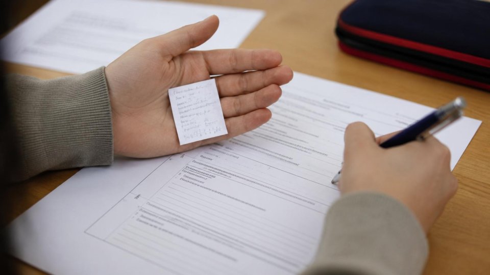 Un candidat de la Titularizare a fost eliminat pentru că a fost prins copiind, la Brașov