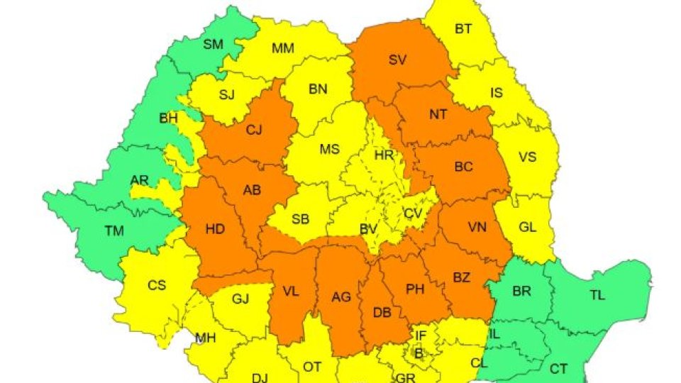 COD PORTOCALIU în zona montană înaltă a județului Brașov