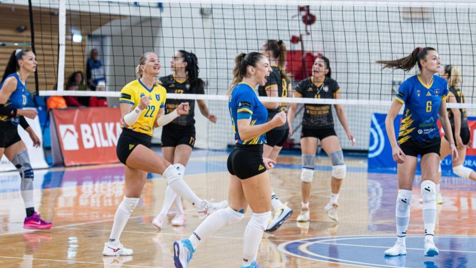 Volei feminin. Corona a învins vicecampioana Alba Blaj