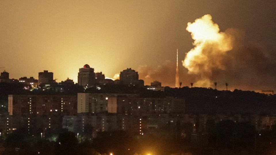 Rusia a lansat un atac aerian masiv asupra Kievului