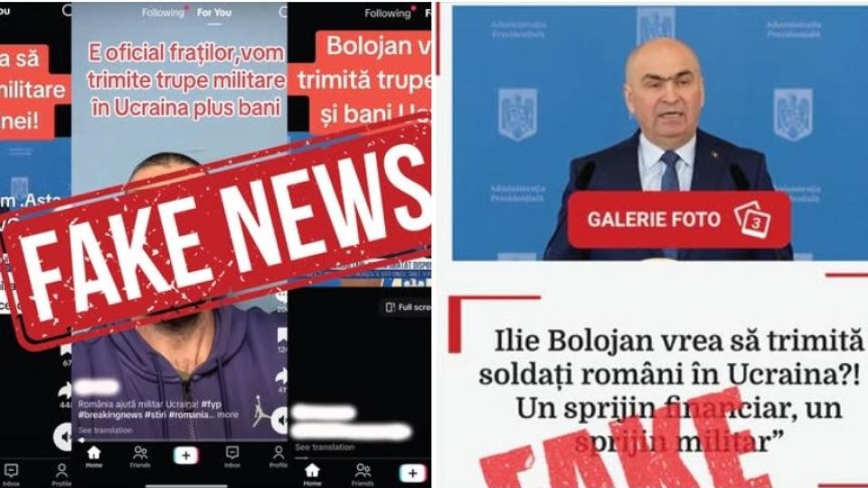 MApN: Dezinformare pe TikTok cu privire la trimiterea de trupe în Ucraina
