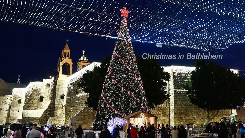 Bradul de Crăciun s-a reaprins la Betleem