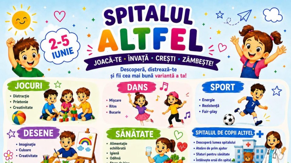 „Spitalul Altfel”, proiect dedicat copiilor internați la Spitalul de Copii Brașov