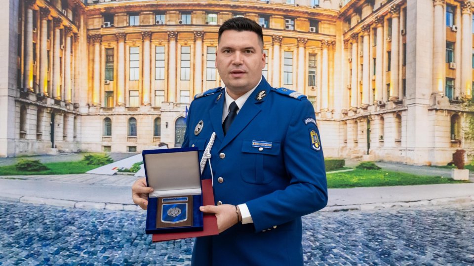 Jandarm brașovean decorat la Ministerul Afacerilor Interne
