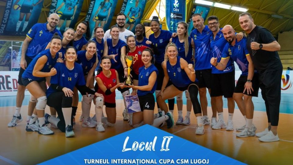 Volei feminin. Corona Brașov, locul 2 în turneul de la Lugoj