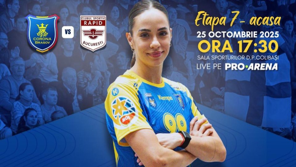 Handbal feminin: Corona - Rapid, în weekend, în Sala Sporturilor